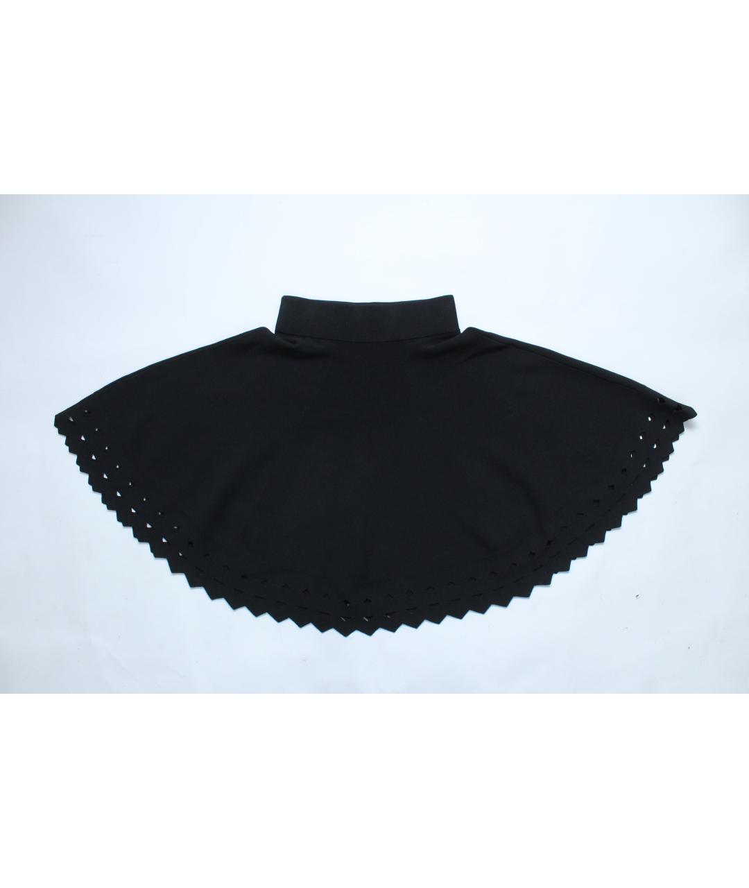 MAJE Черная вискозная юбка миди, фото 5