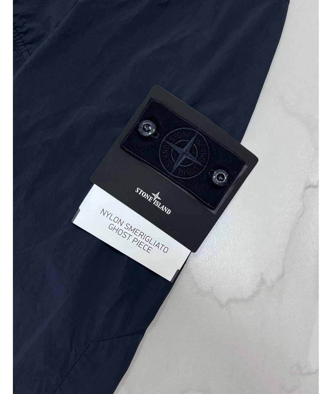 STONE ISLAND Темно-синяя куртка, фото 3