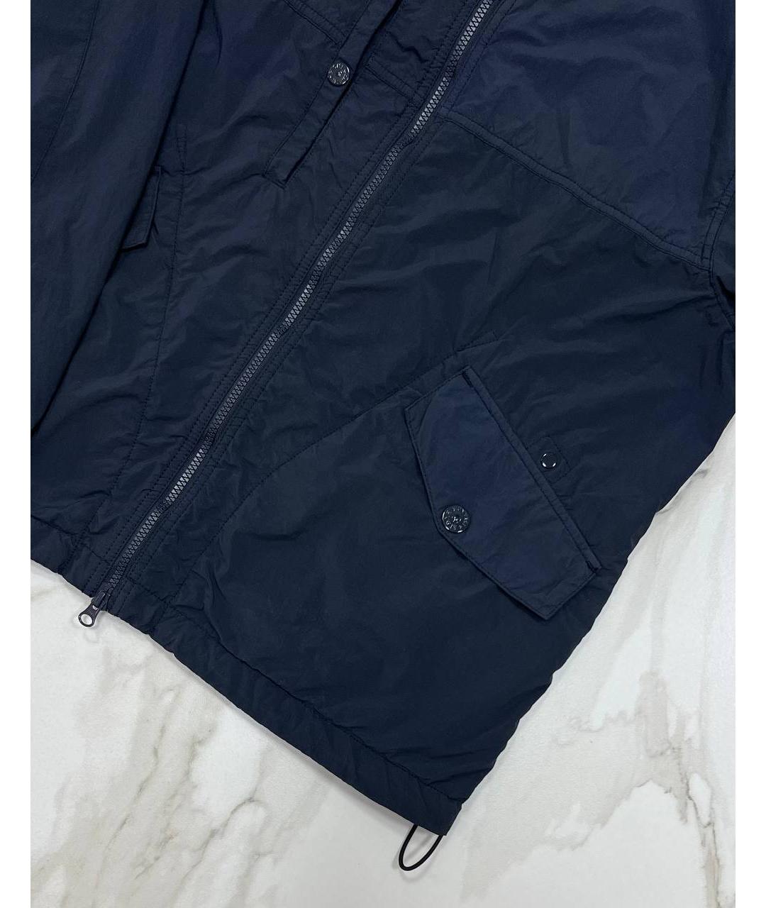 STONE ISLAND Темно-синяя куртка, фото 4