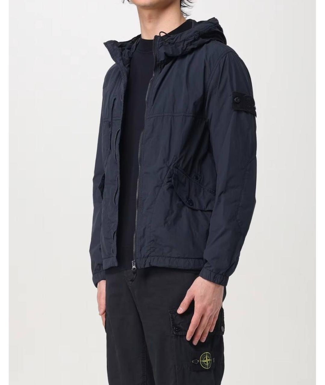 STONE ISLAND Темно-синяя куртка, фото 9