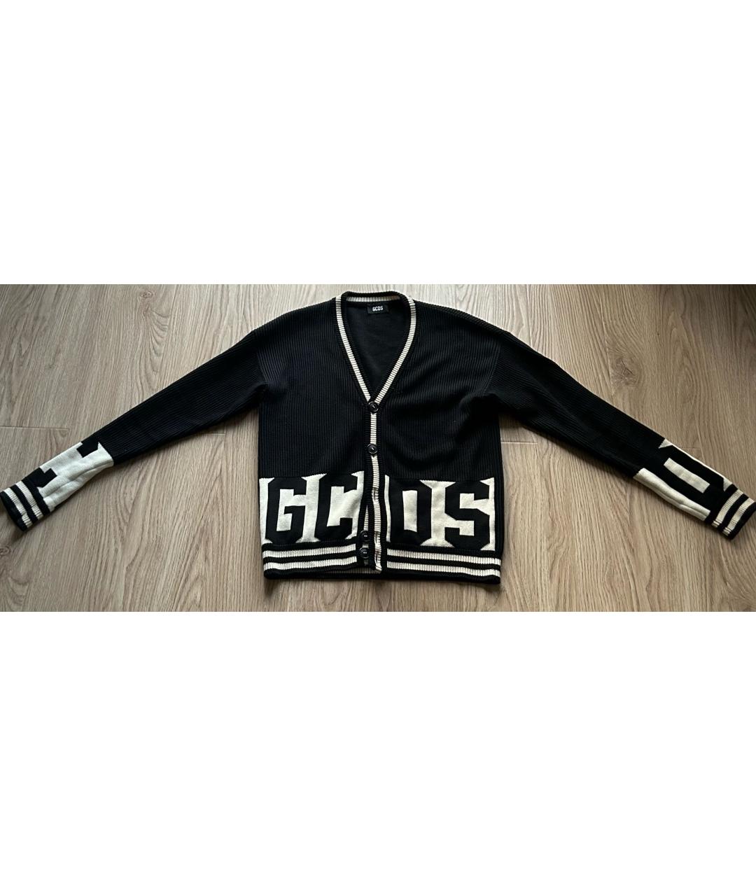 GCDS Черный кардиган, фото 7