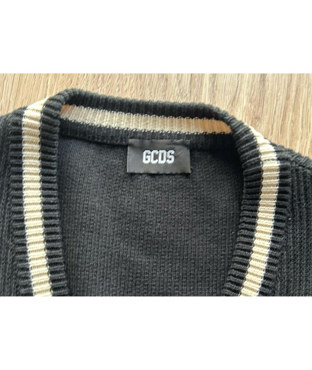 GCDS Черный кардиган, фото 3
