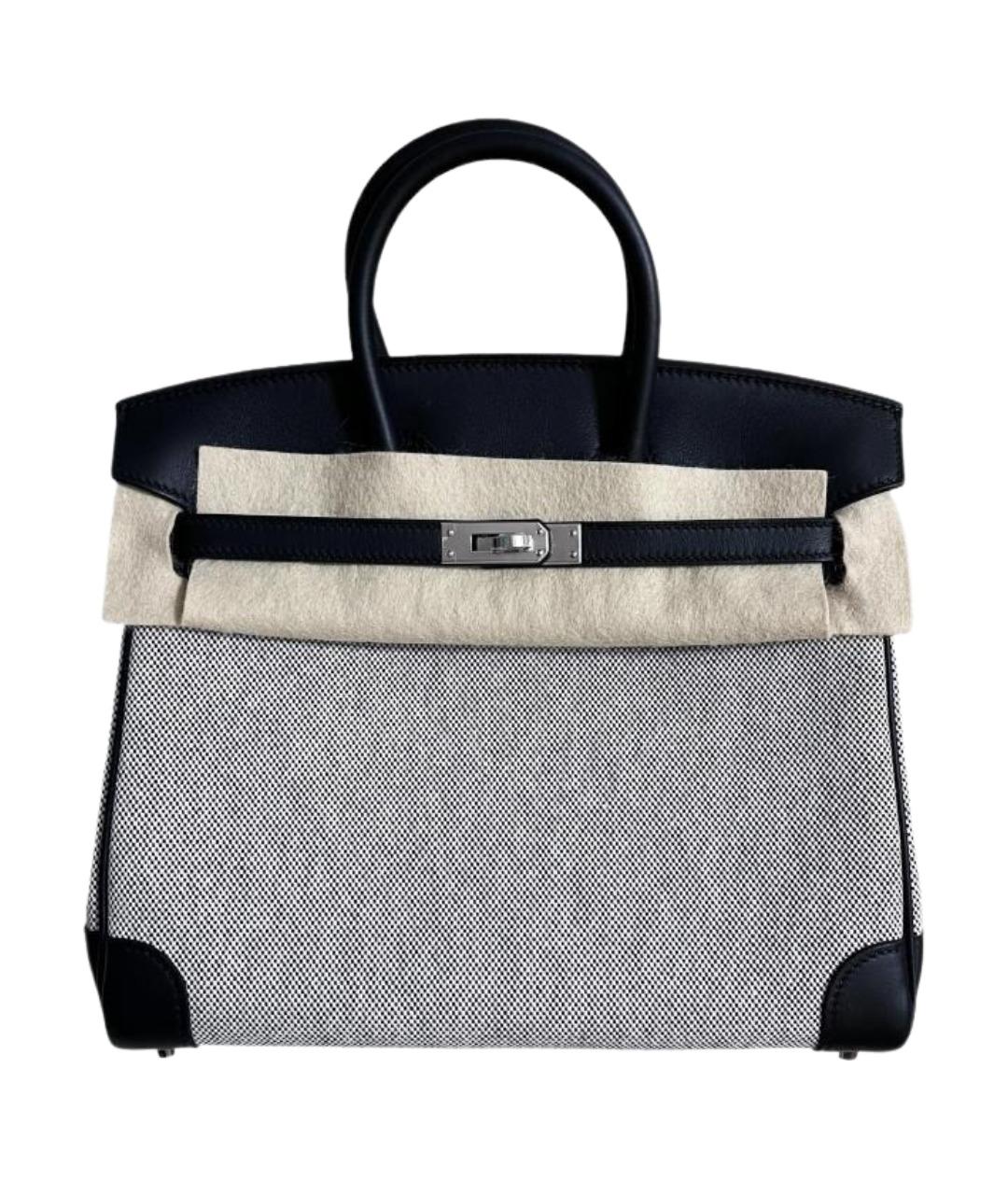 HERMES Черная сумка с короткими ручками, фото 1