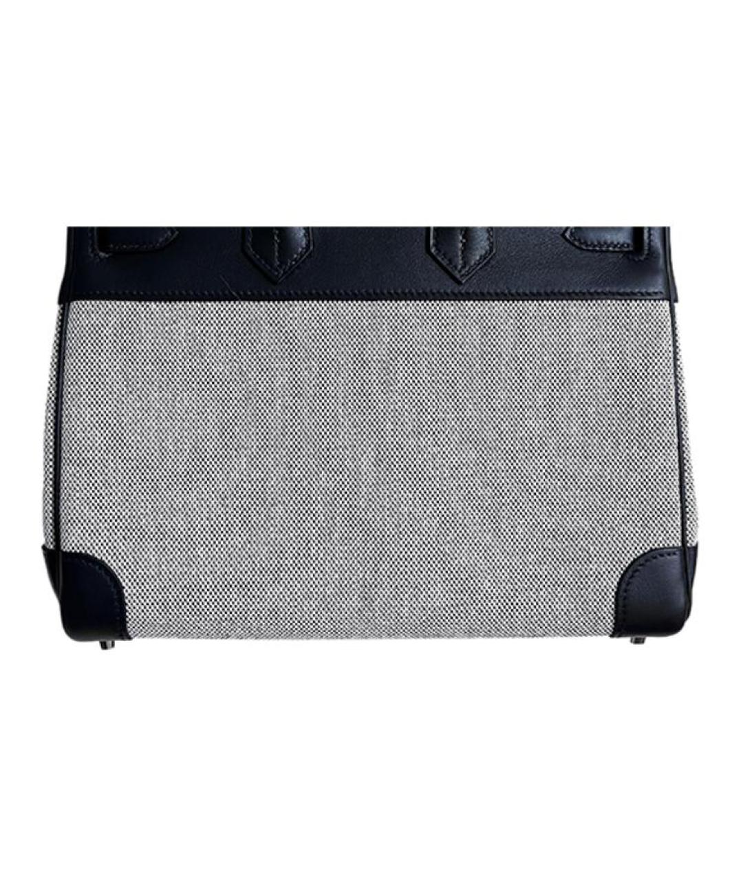 HERMES Черная сумка с короткими ручками, фото 3