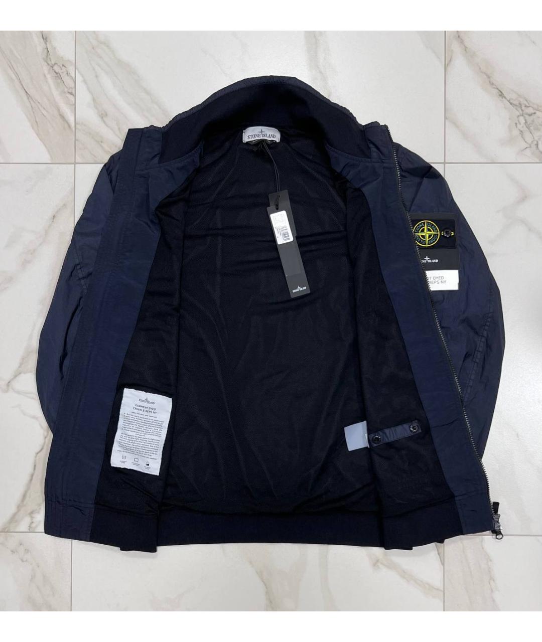 STONE ISLAND Темно-синяя куртка, фото 5