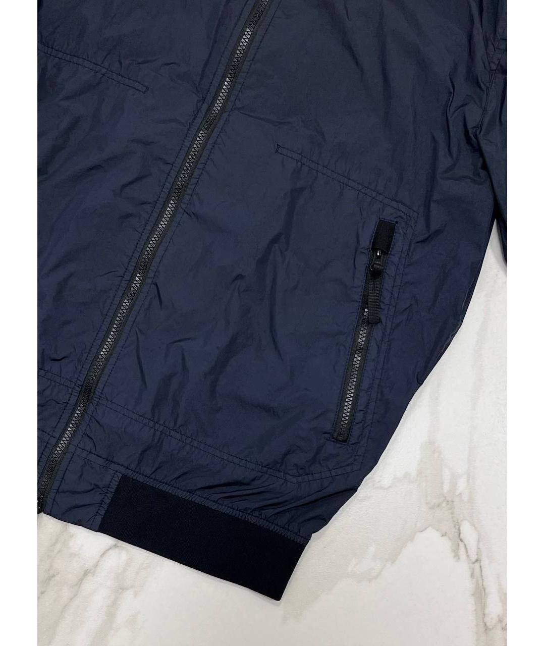 STONE ISLAND Темно-синяя куртка, фото 4