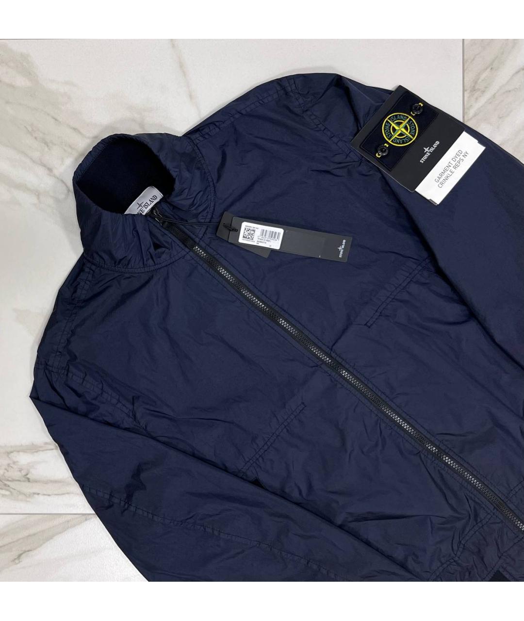 STONE ISLAND Темно-синяя куртка, фото 2