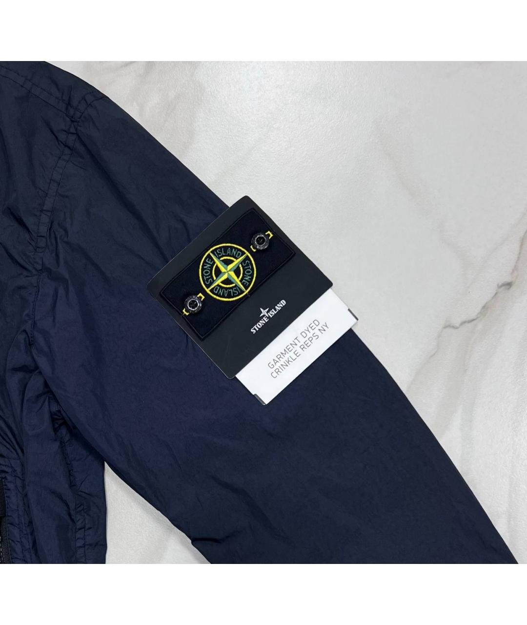 STONE ISLAND Темно-синяя куртка, фото 3
