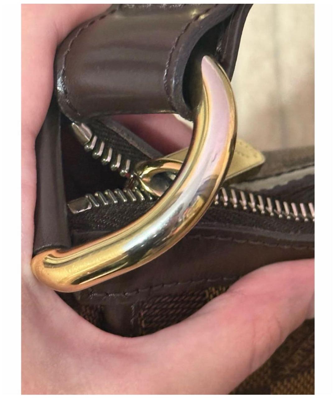 LOUIS VUITTON Коричневая сумка через плечо, фото 5