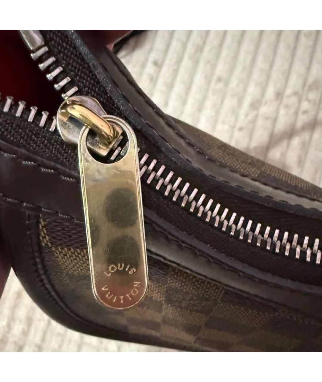 LOUIS VUITTON Коричневая сумка через плечо, фото 4