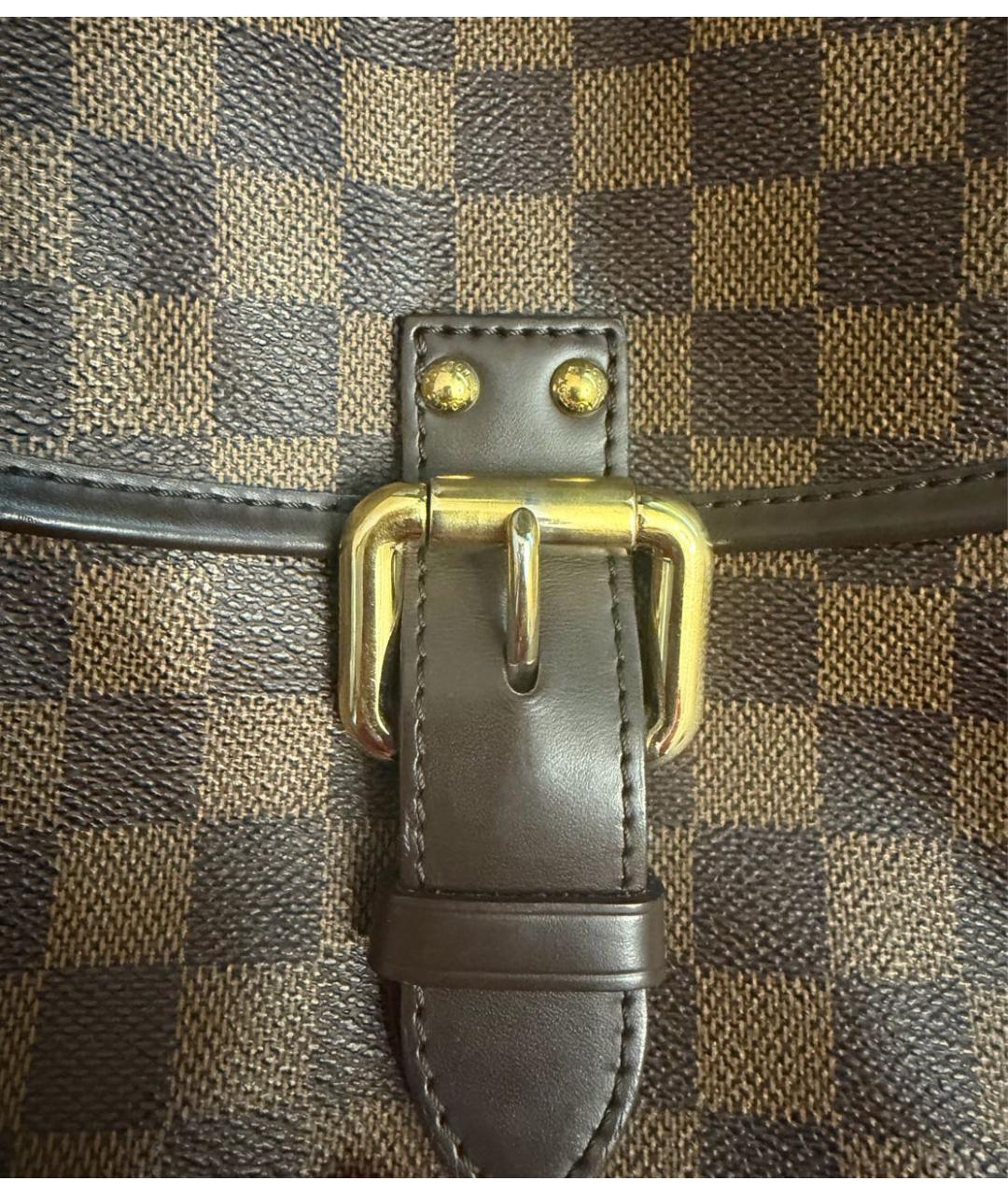 LOUIS VUITTON Коричневая сумка через плечо, фото 7