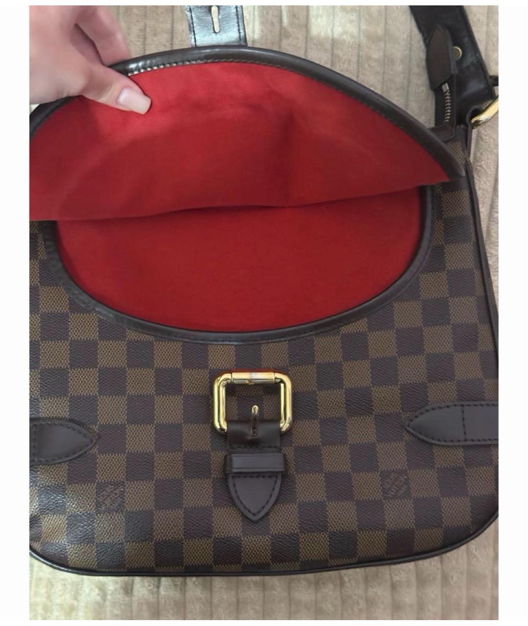 LOUIS VUITTON Коричневая сумка через плечо, фото 2