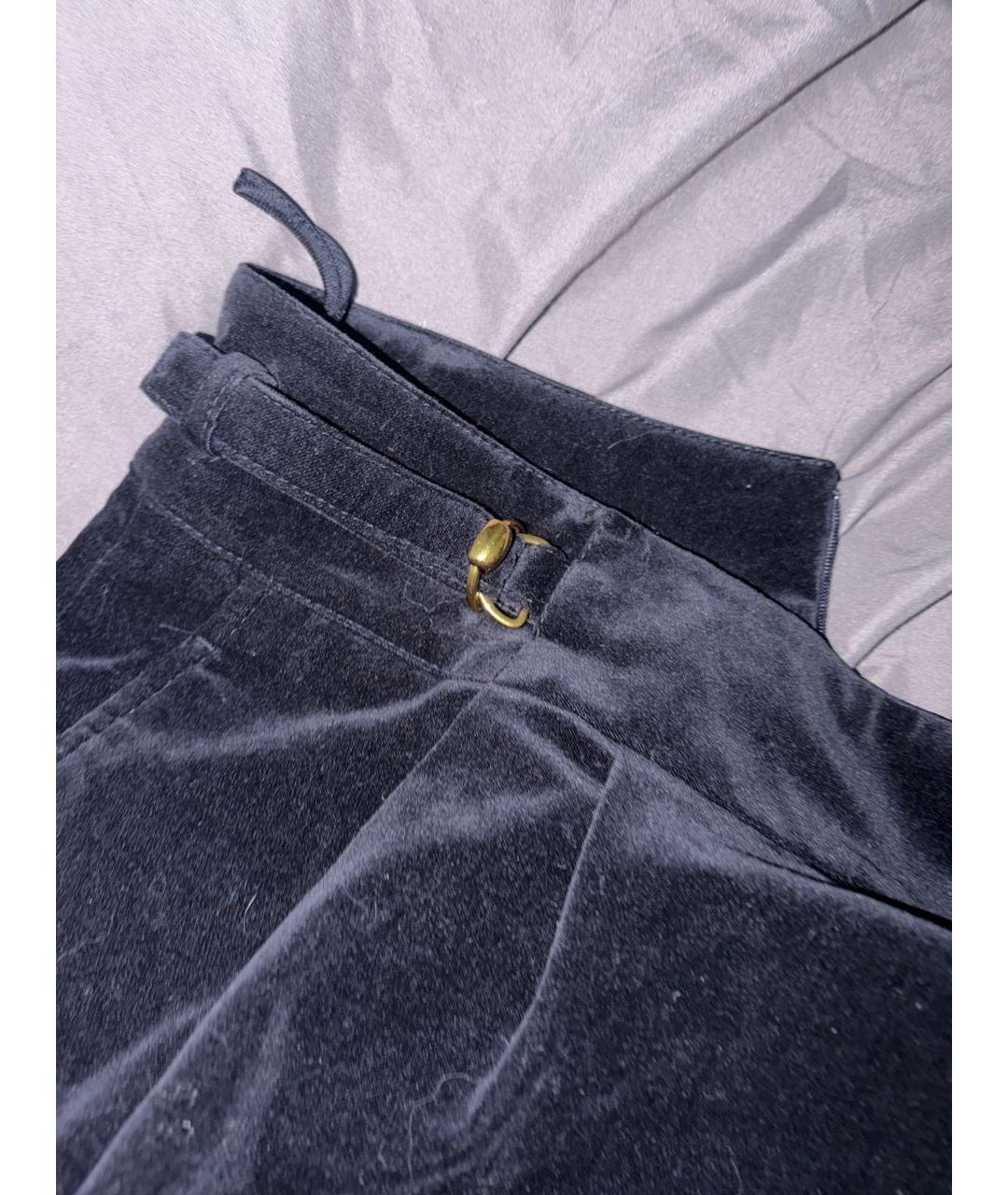 GUCCI Бордовая бархатная юбка мини, фото 5