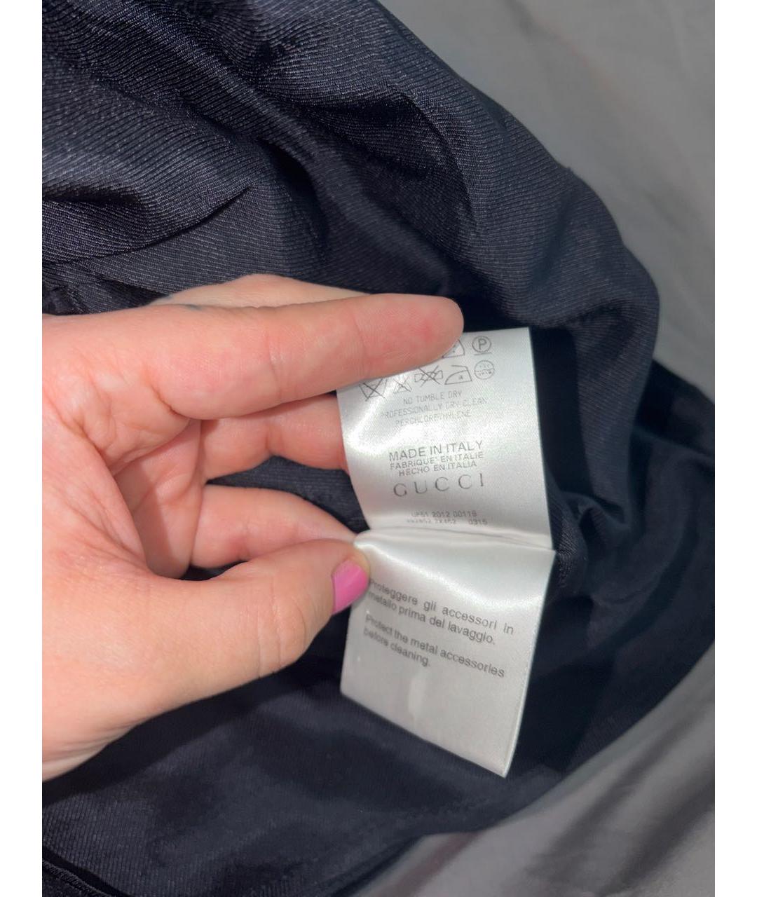 GUCCI Бордовая бархатная юбка мини, фото 7