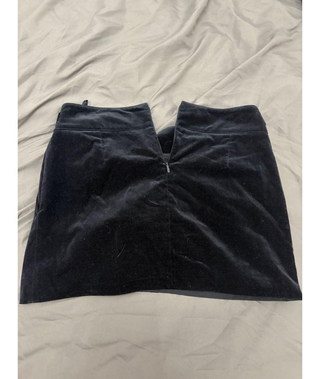 GUCCI Бордовая бархатная юбка мини, фото 2