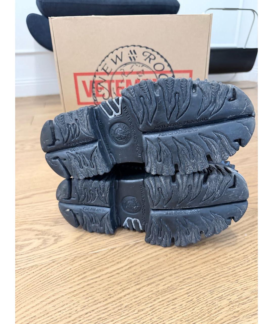 VETEMENTS Черные кожаные ботинки, фото 5