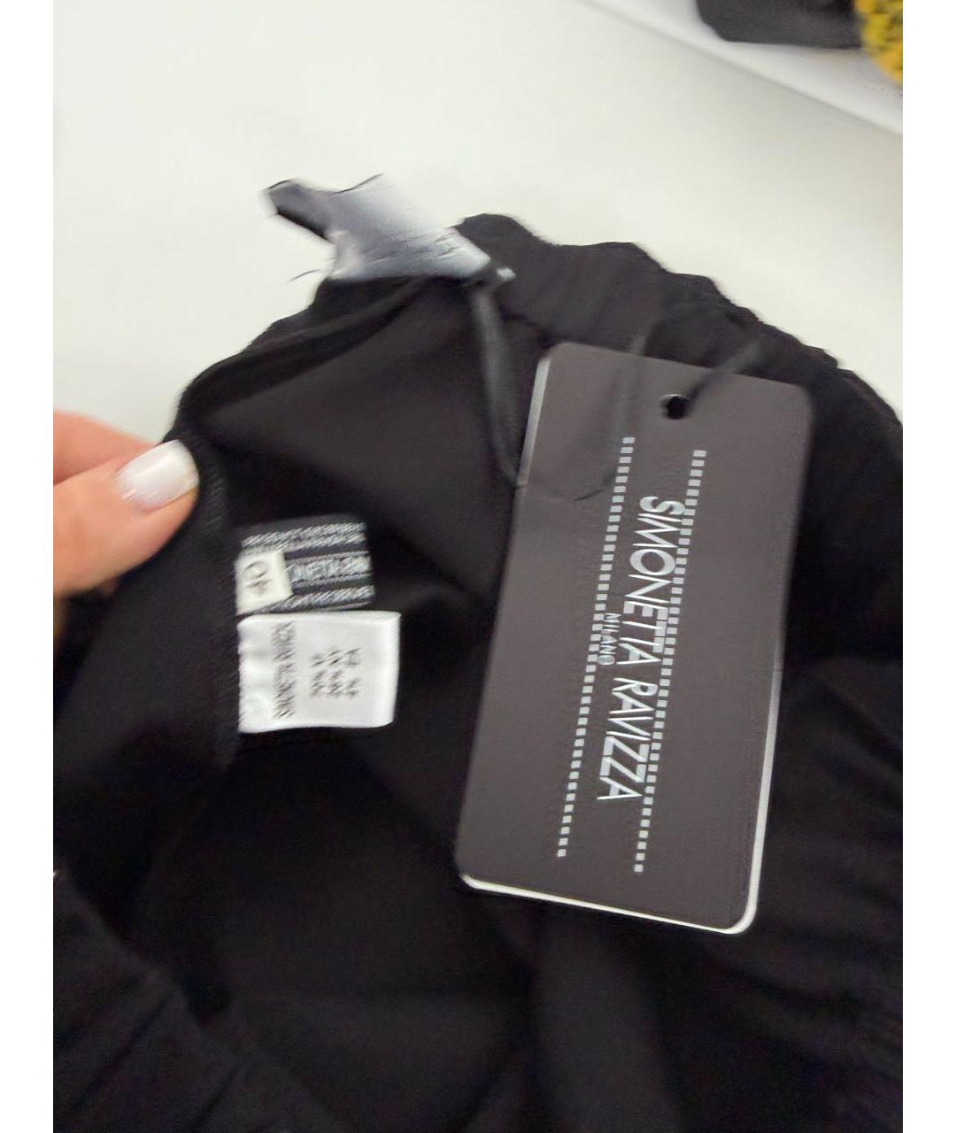 SIMONETTA RAVIZZA Черный костюм с брюками, фото 5