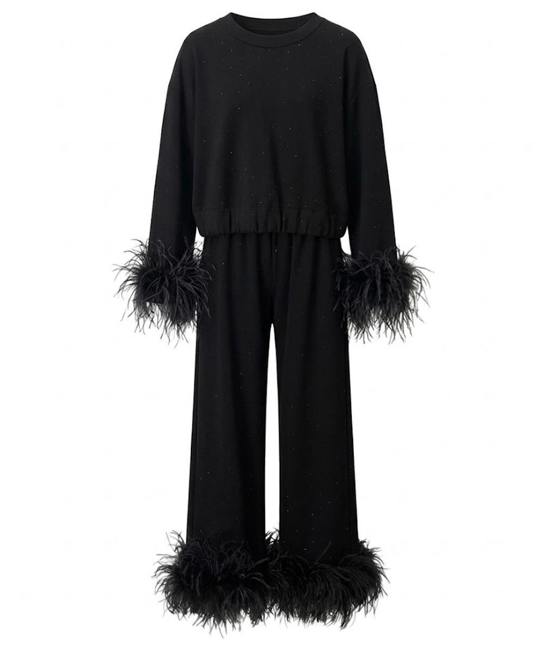 SIMONETTA RAVIZZA Черный костюм с брюками, фото 1