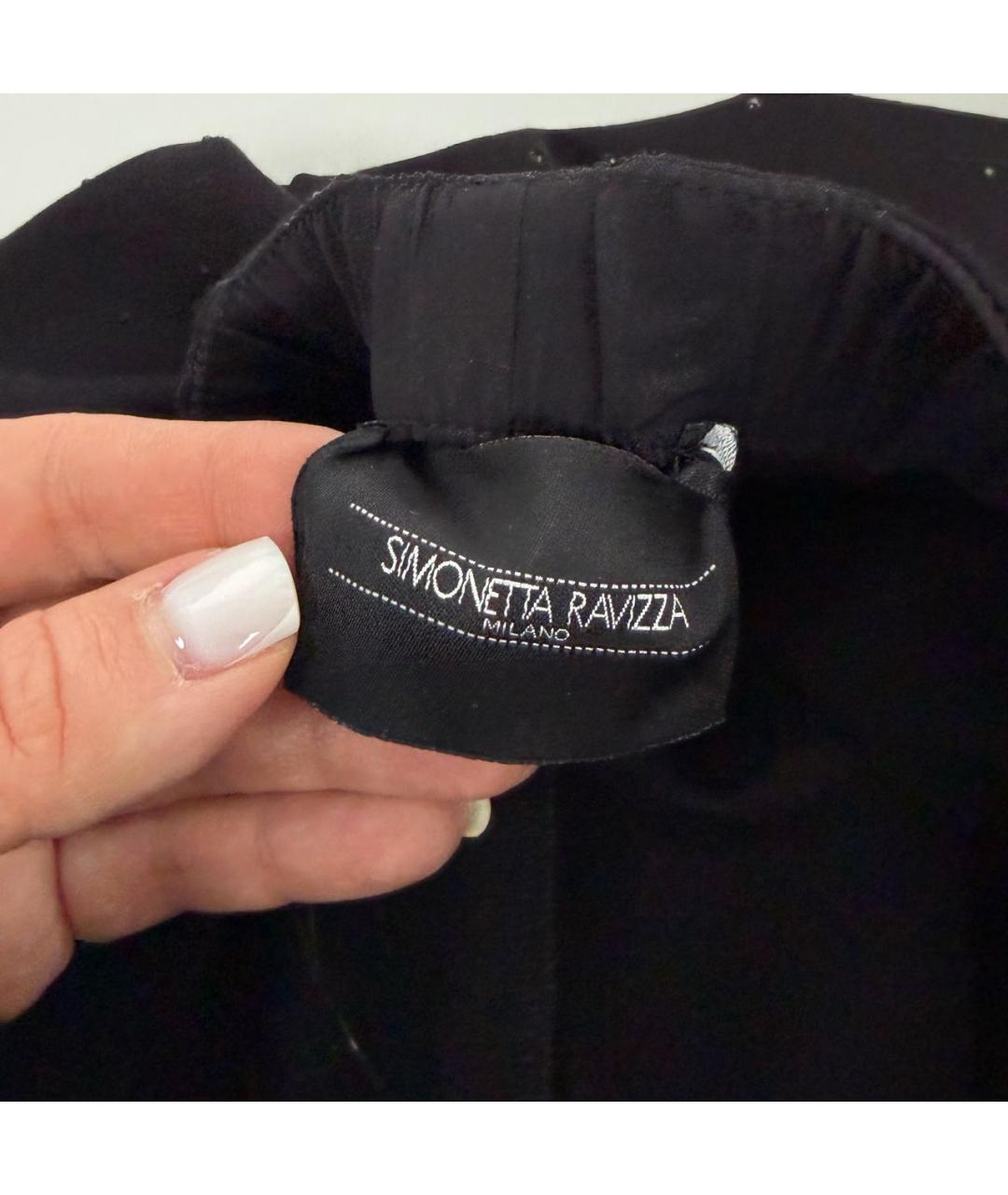 SIMONETTA RAVIZZA Черный костюм с брюками, фото 4