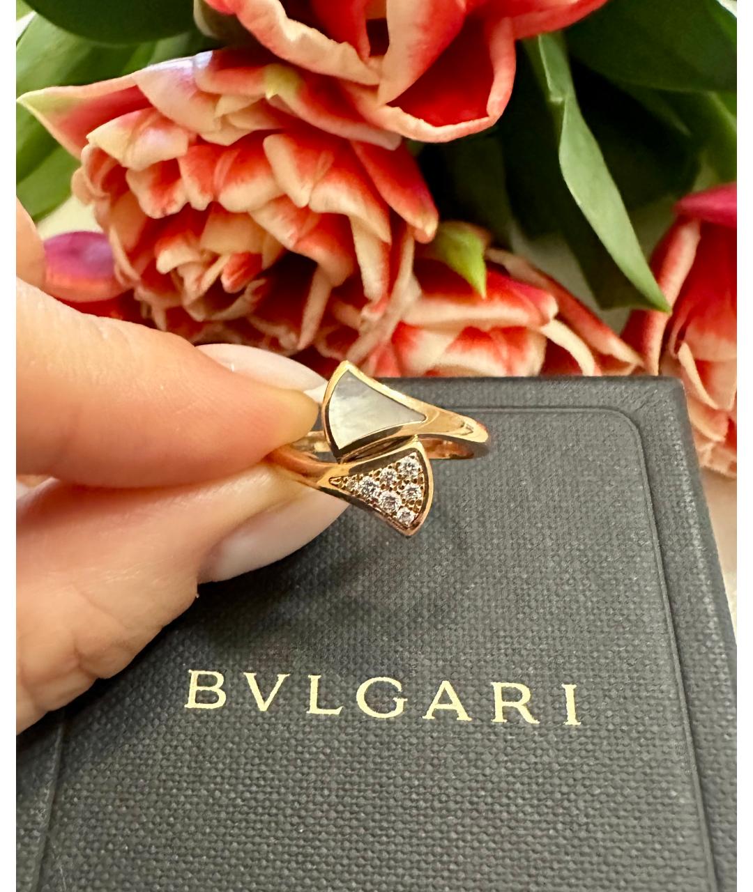 BVLGARI Золотое кольцо из розового золота, фото 2