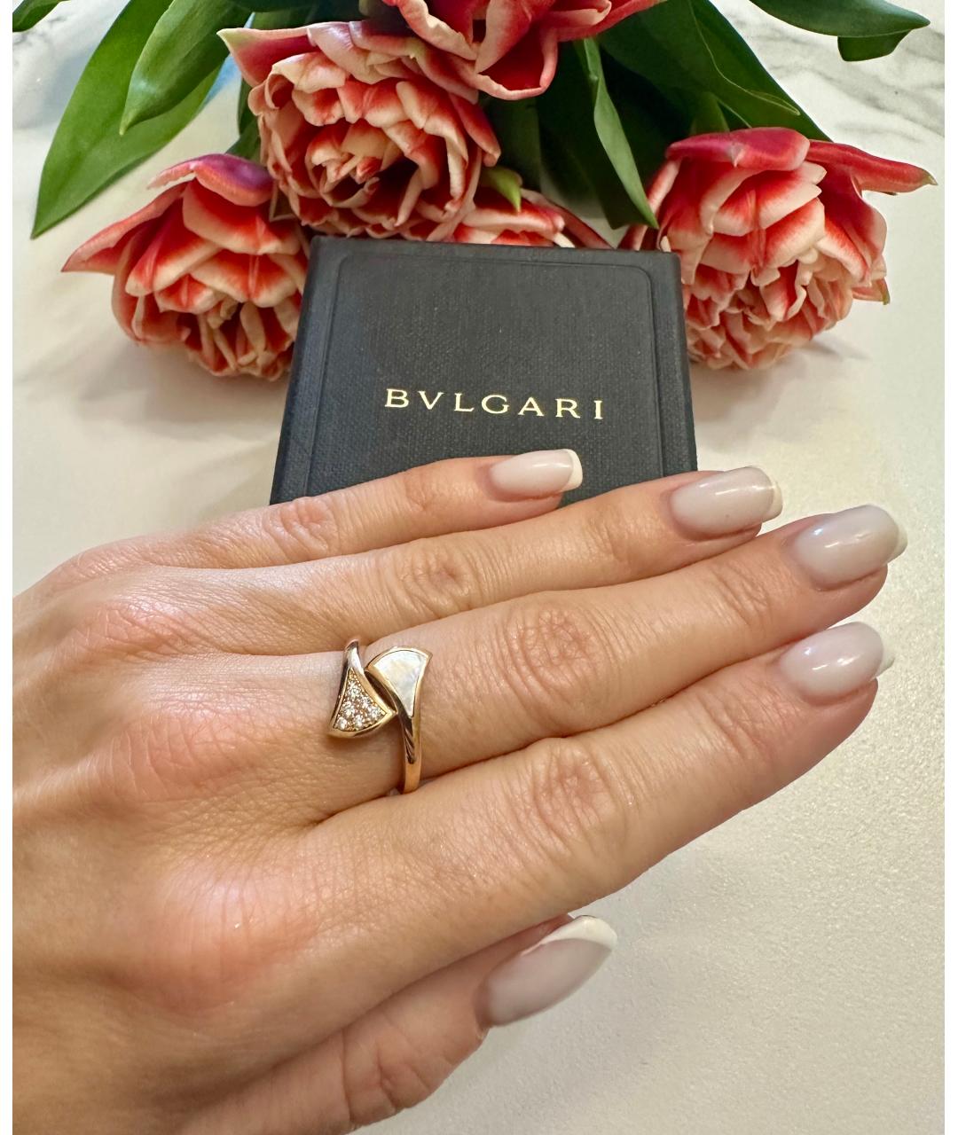 BVLGARI Золотое кольцо из розового золота, фото 4