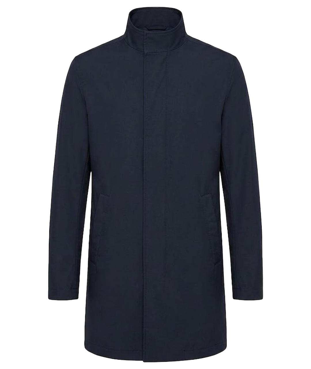 KARL LAGERFELD Синий полиэстеровый тренч / плащ, фото 1