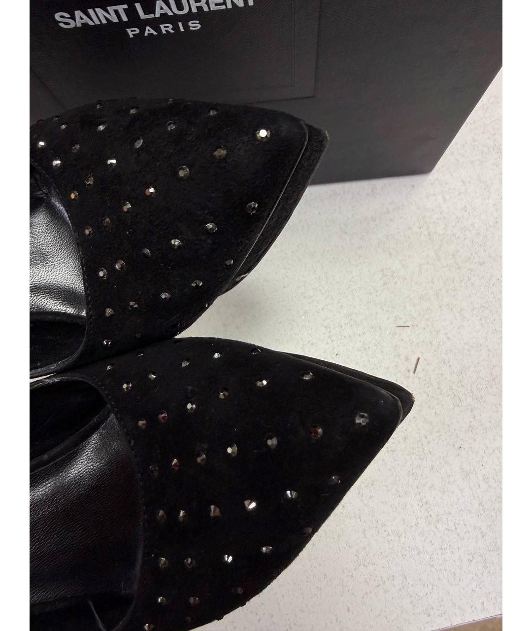 SAINT LAURENT Черные туфли, фото 5