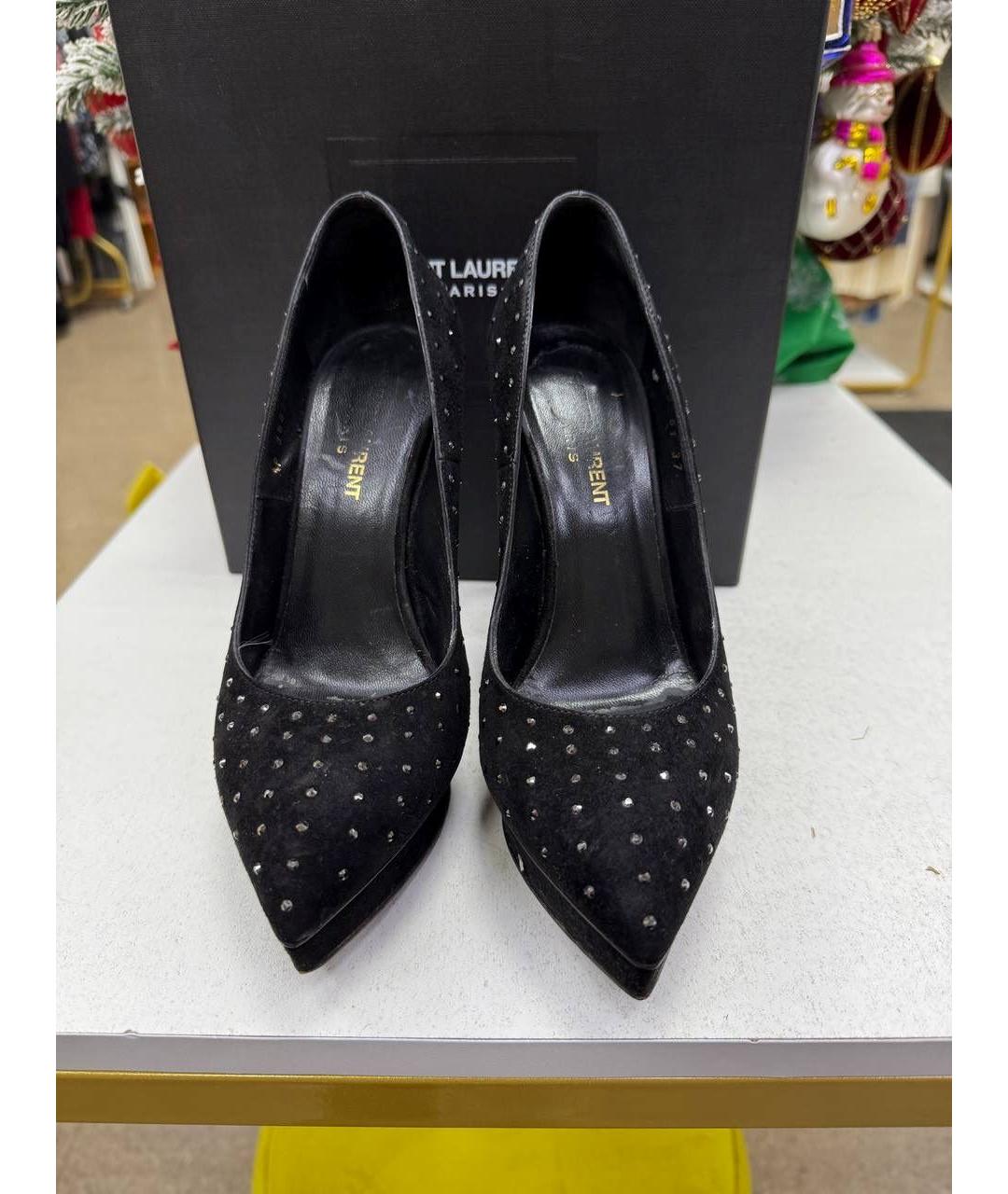 SAINT LAURENT Черные туфли, фото 4