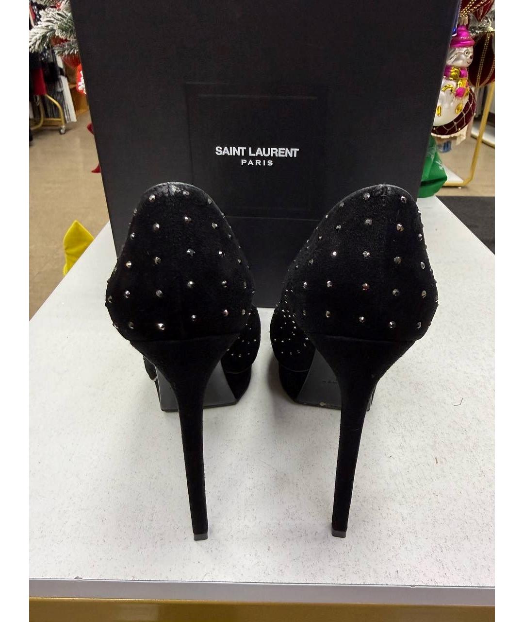 SAINT LAURENT Черные туфли, фото 3