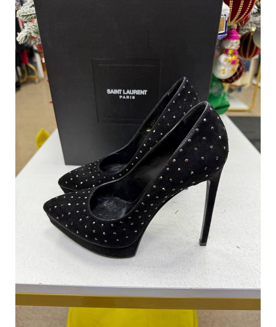 SAINT LAURENT Черные туфли, фото 10