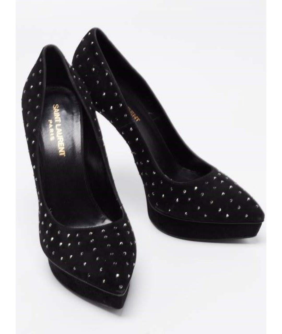 SAINT LAURENT Черные туфли, фото 6