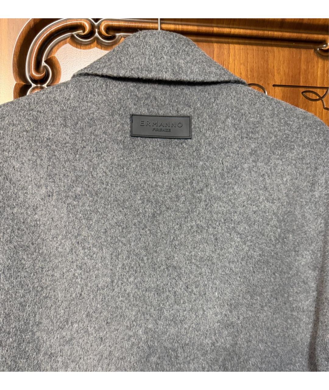 ERMANNO FIRENZE Серый жакет/пиджак, фото 8