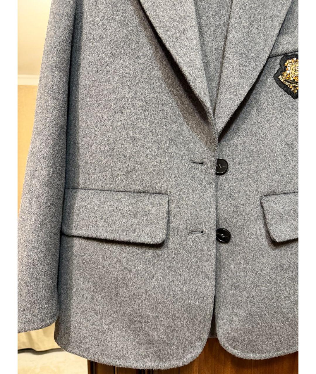 ERMANNO FIRENZE Серый жакет/пиджак, фото 6