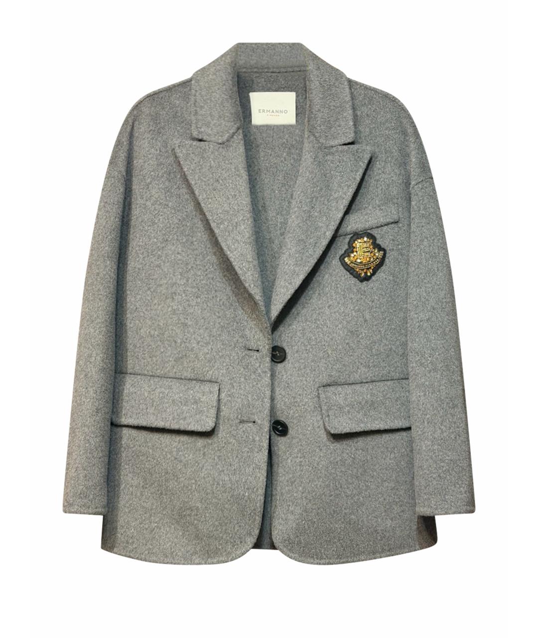 ERMANNO FIRENZE Серый жакет/пиджак, фото 1