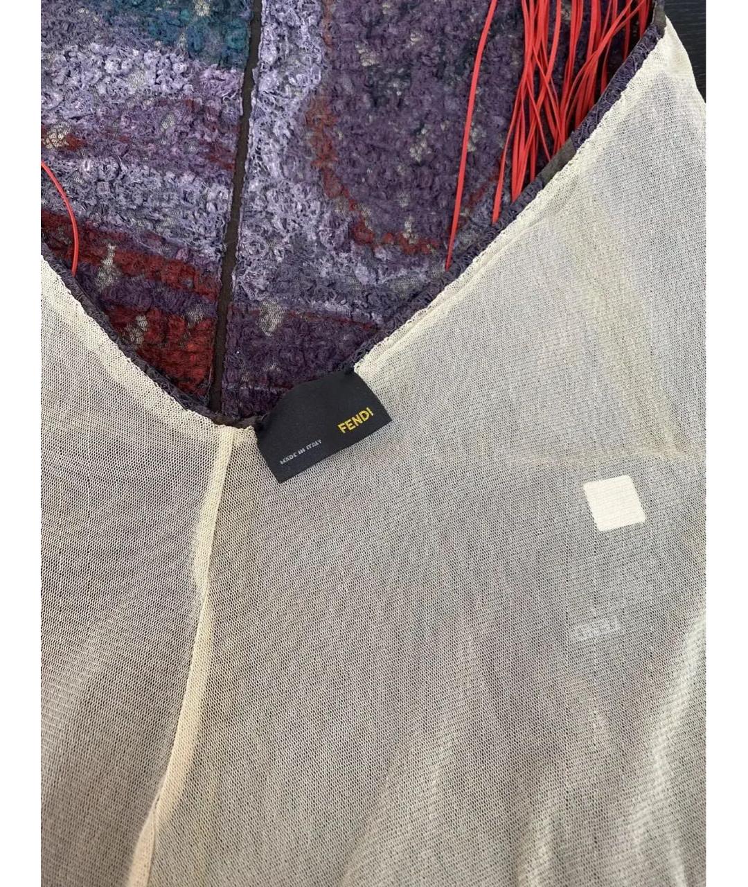 FENDI Мульти вечернее платье, фото 3