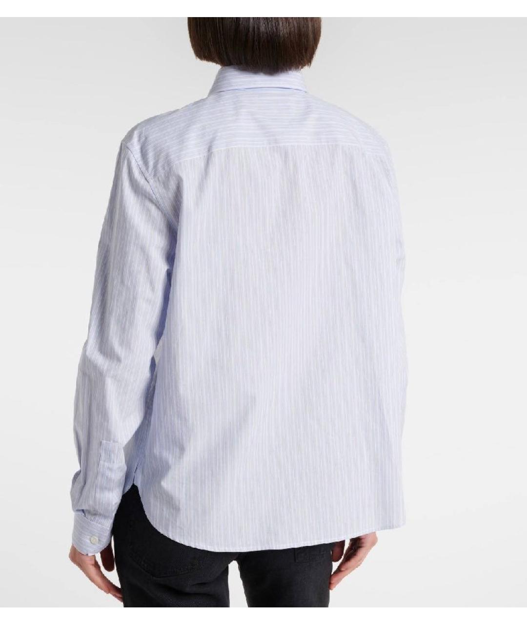 SAINT LAURENT Голубая хлопковая рубашка, фото 3