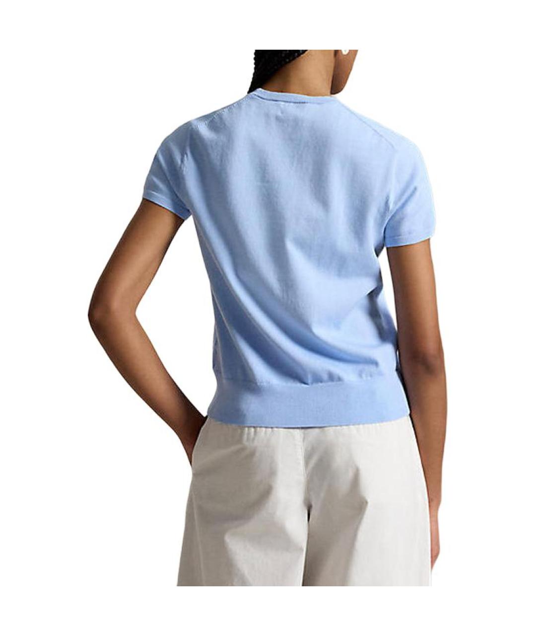 POLO RALPH LAUREN Синяя футболка, фото 4