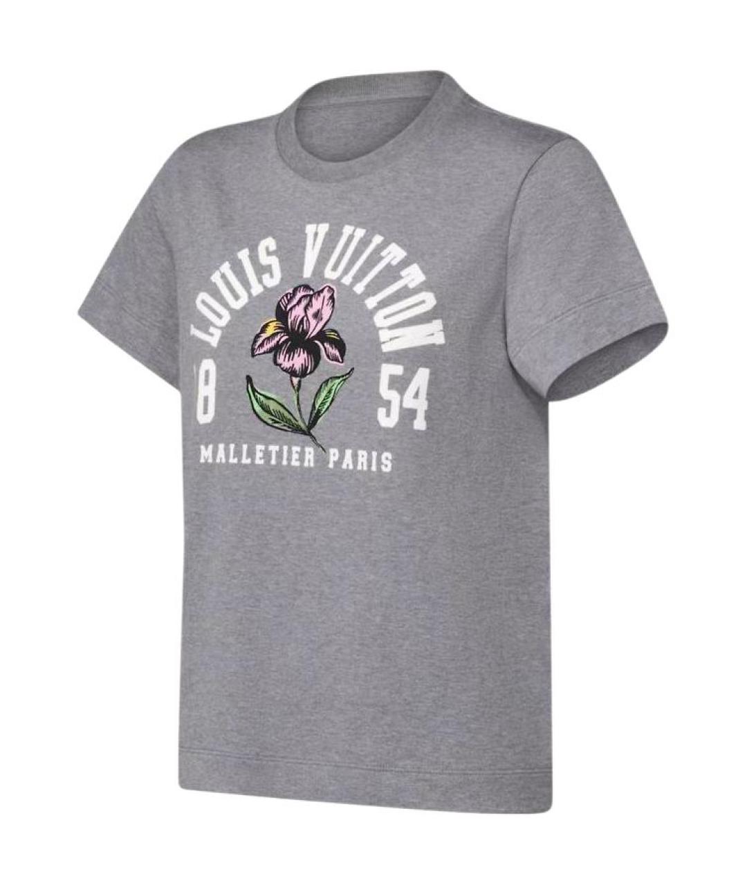 LOUIS VUITTON Серая футболка, фото 2