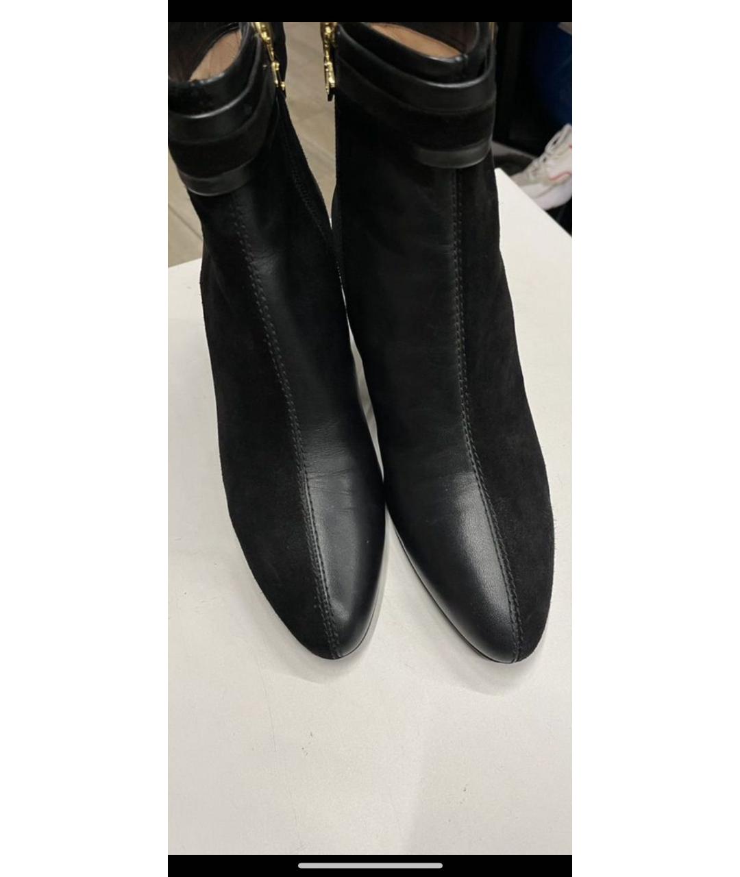 TESTONI Черные кожаные ботильоны, фото 8