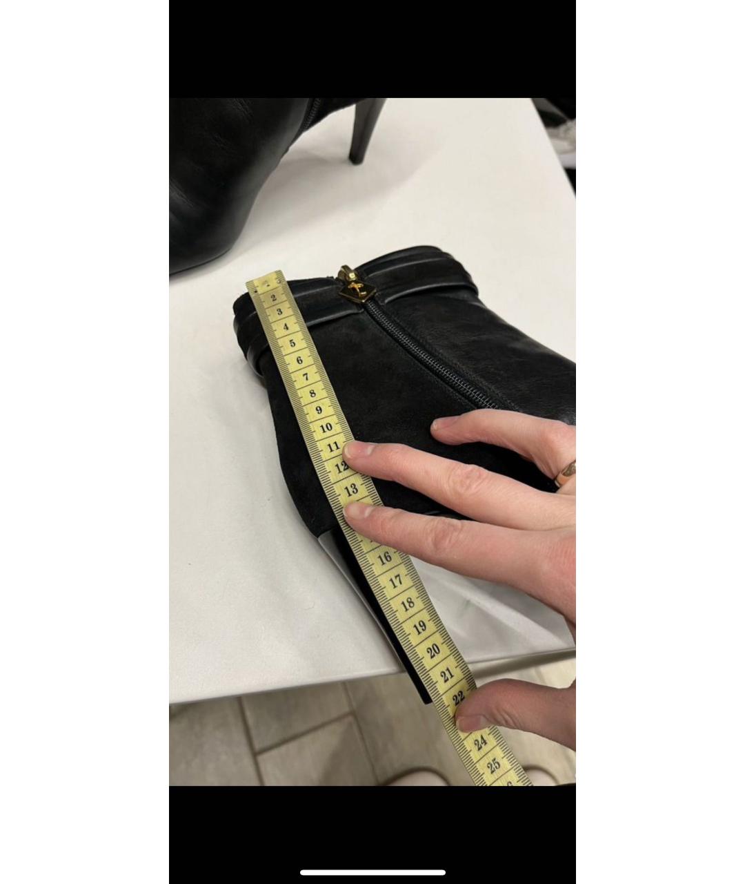 TESTONI Черные кожаные ботильоны, фото 5