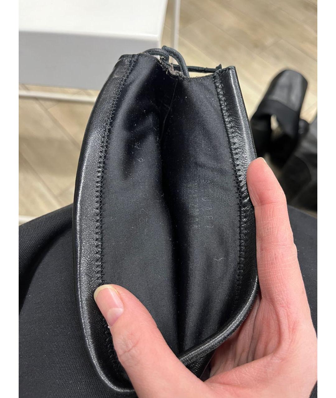 STUART WEITZMAN Черные кожаные ботфорты, фото 4