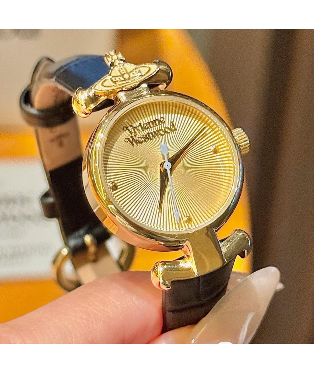 VIVIENNE WESTWOOD Золотые стальные часы, фото 7
