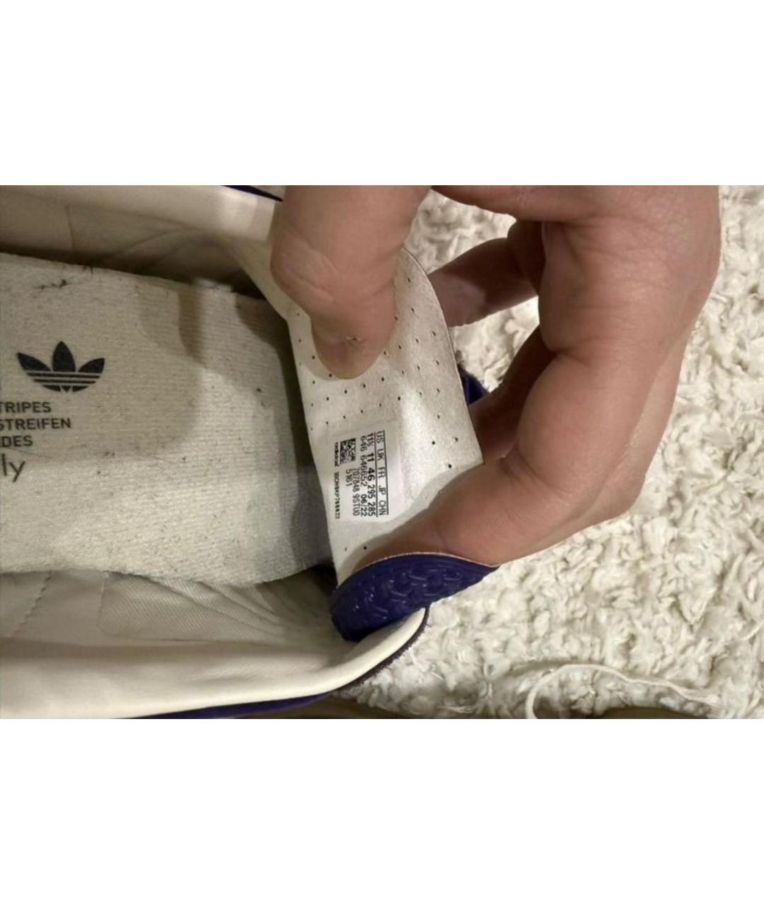 GUCCI Фиолетовые замшевые низкие кроссовки / кеды, фото 5