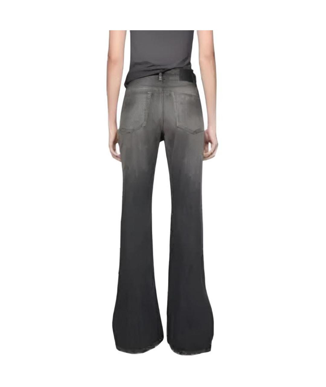 ACNE STUDIOS Синие хлопковые прямые джинсы, фото 4