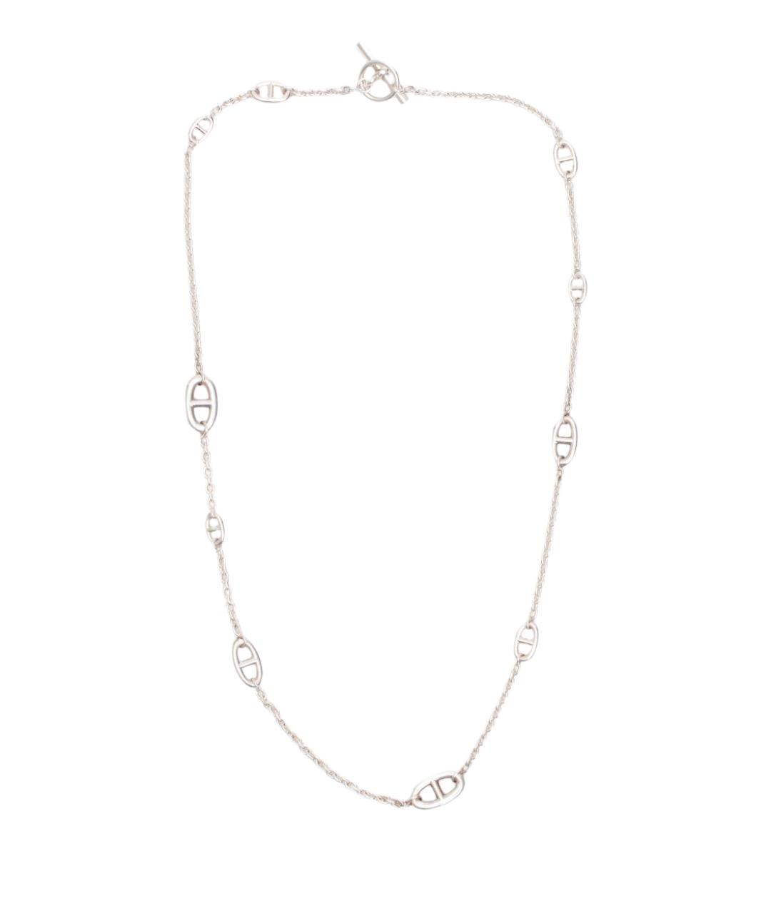 HERMES Серебряное серебряное колье, фото 1