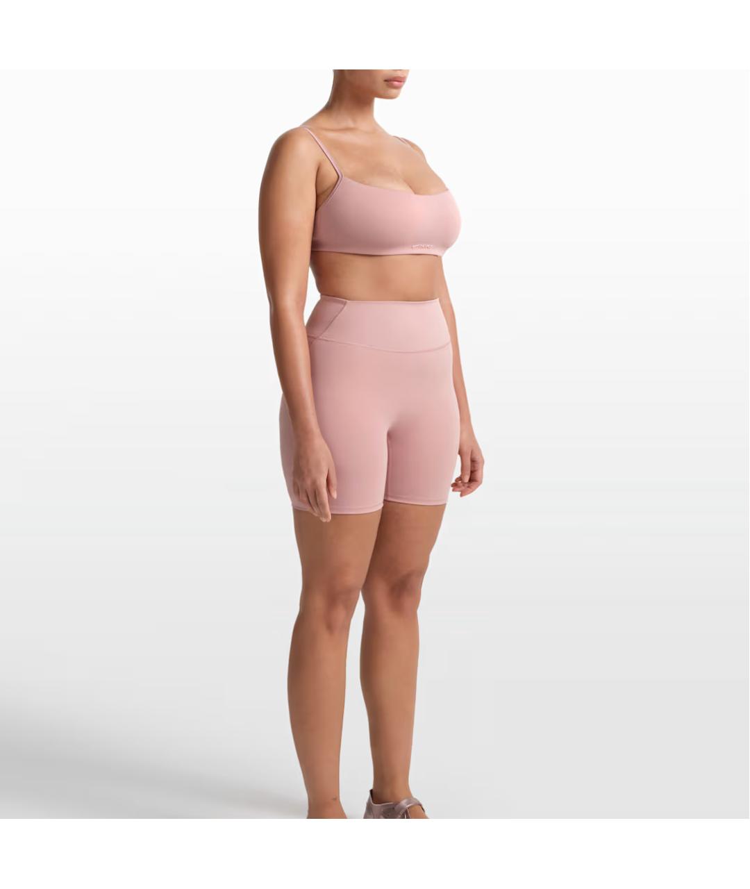 NIKE Розовые спортивные брюки и шорты, фото 3