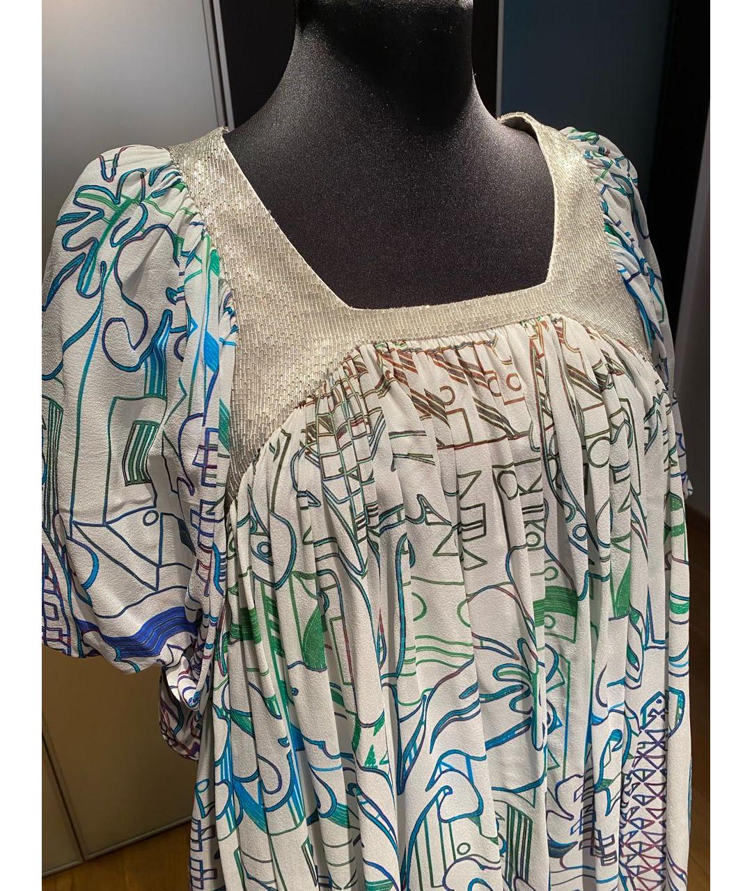 EMILIO PUCCI Мульти шелковое коктейльное платье, фото 5