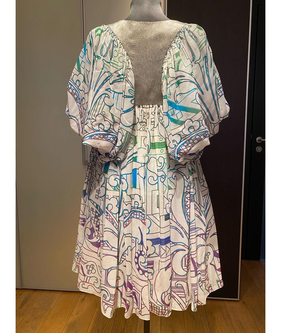 EMILIO PUCCI Мульти шелковое коктейльное платье, фото 2