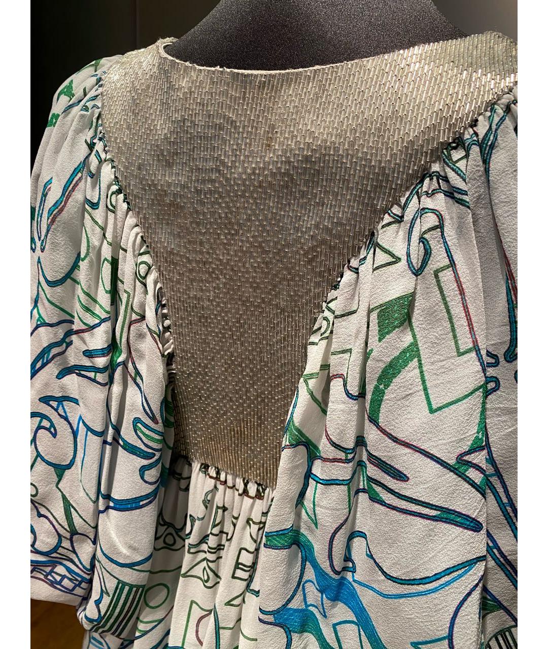 EMILIO PUCCI Мульти шелковое коктейльное платье, фото 4