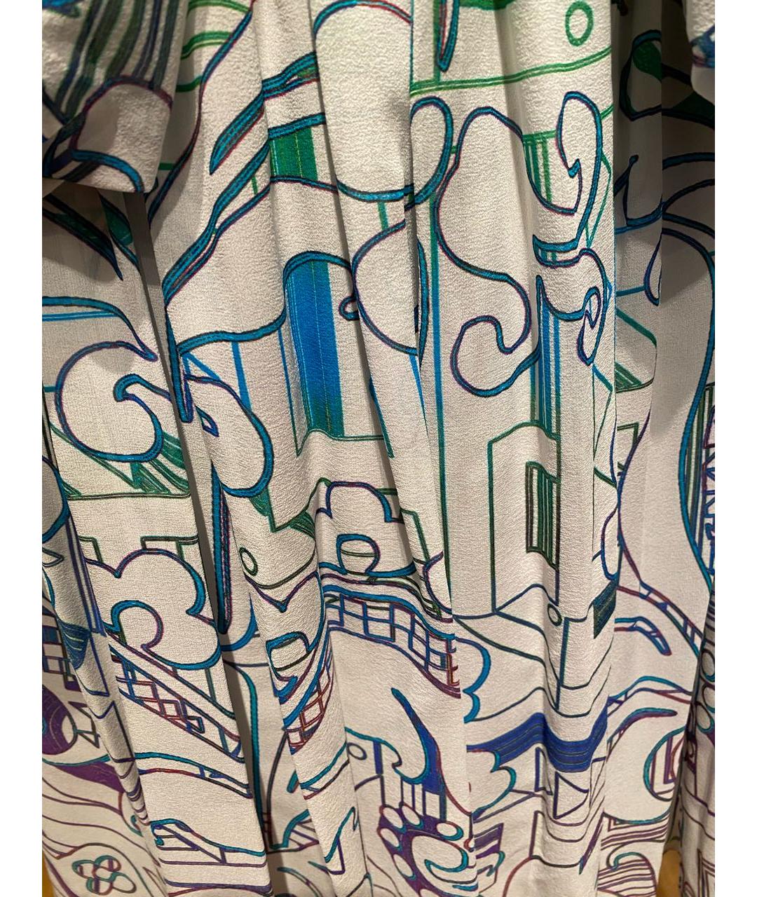 EMILIO PUCCI Мульти шелковое коктейльное платье, фото 6